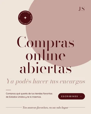 Publicación de Instagram: "Compras online abiertas"